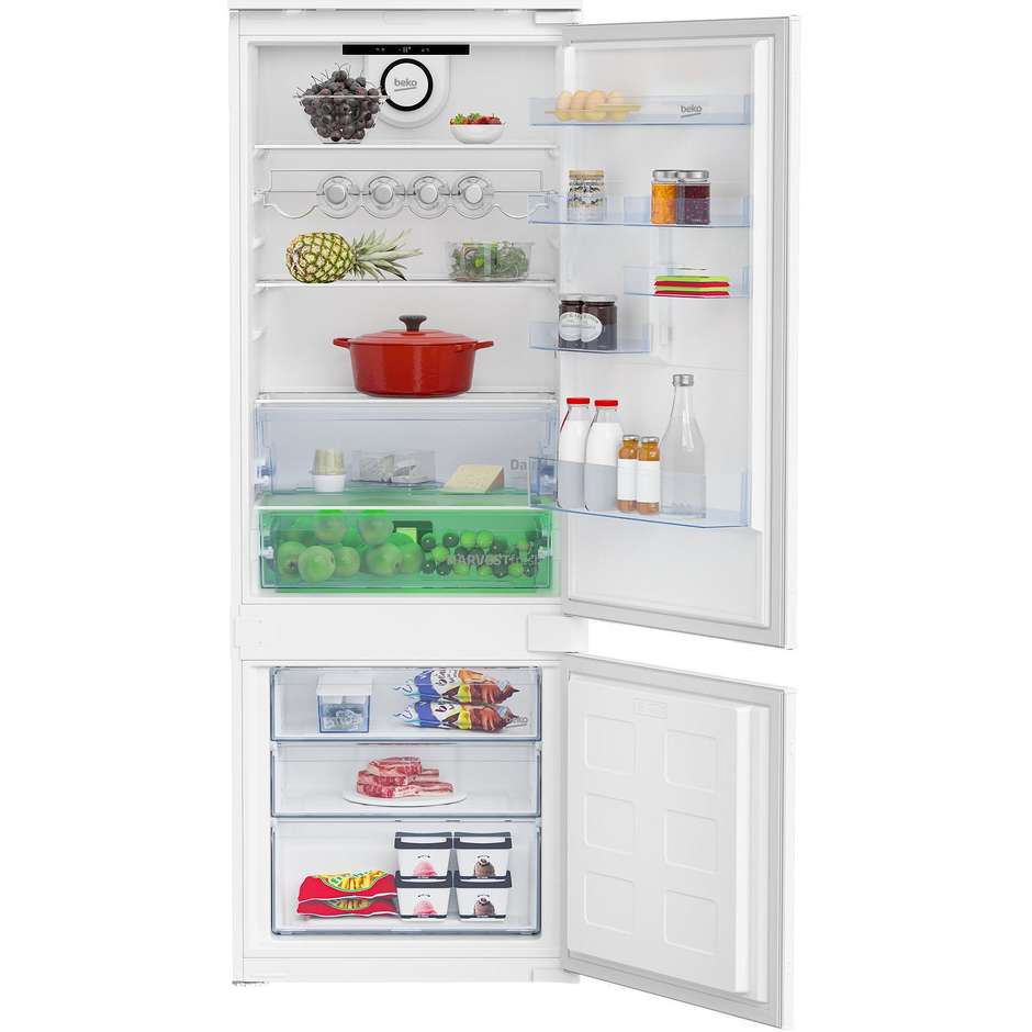BEKO BCSE400E40 Frigorifero Combinato da Incasso 400 L Aria Circolante Dinamica Classe E 35 dB
