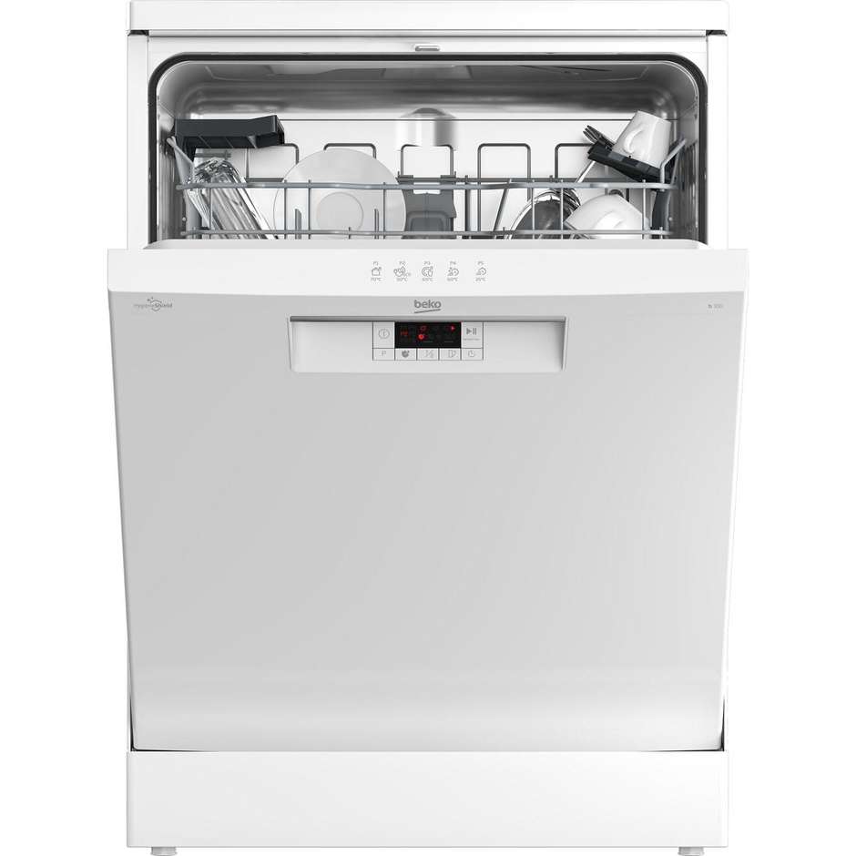 Beko BDFN15D431W lavastoviglie 60 cm 14 coperti bianca, classe D