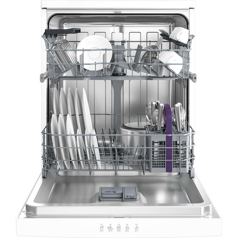 Beko BDFN15D431W Lavastoviglie Libera Installazione 14 Coperti Classe E Inox