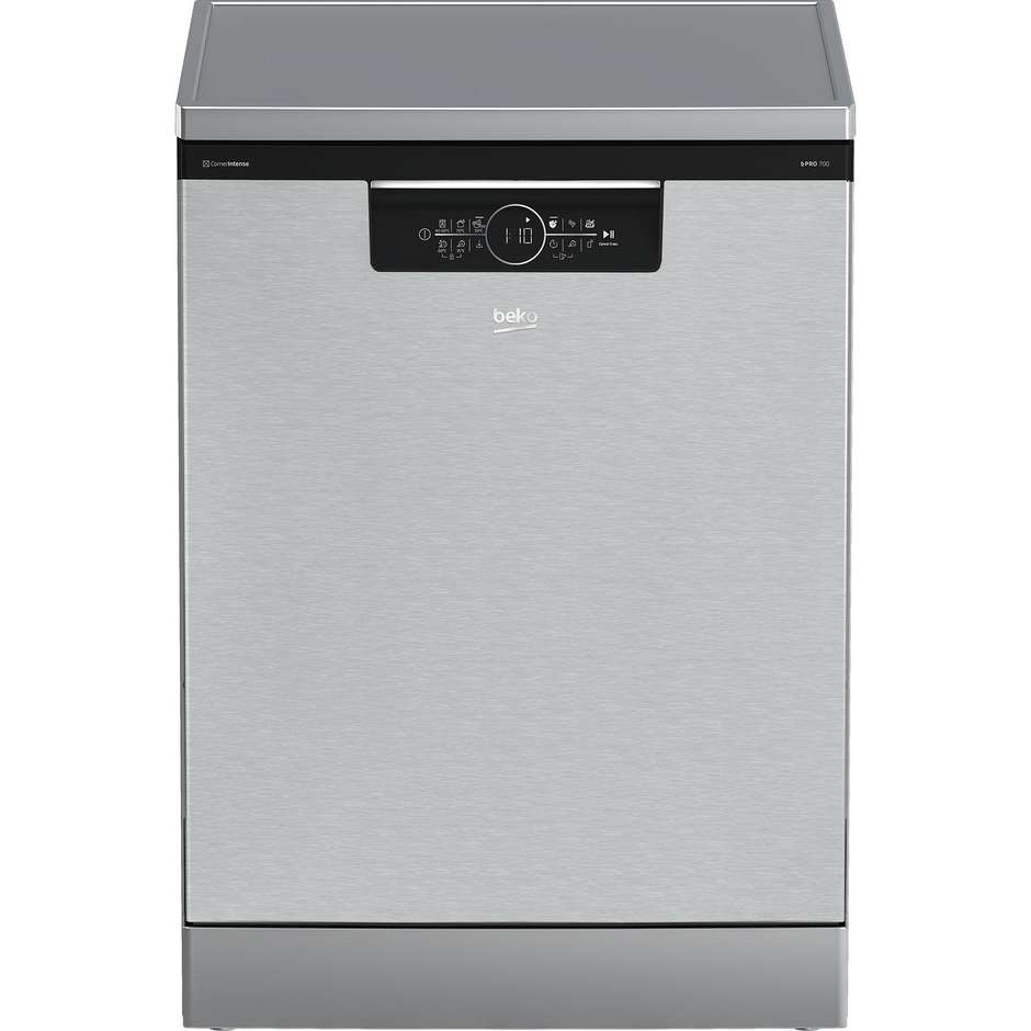 Beko BDFN36560XC Lavastoviglie Libera installazione 15 Coperti 11 Programmi Classe A Colore Grigio