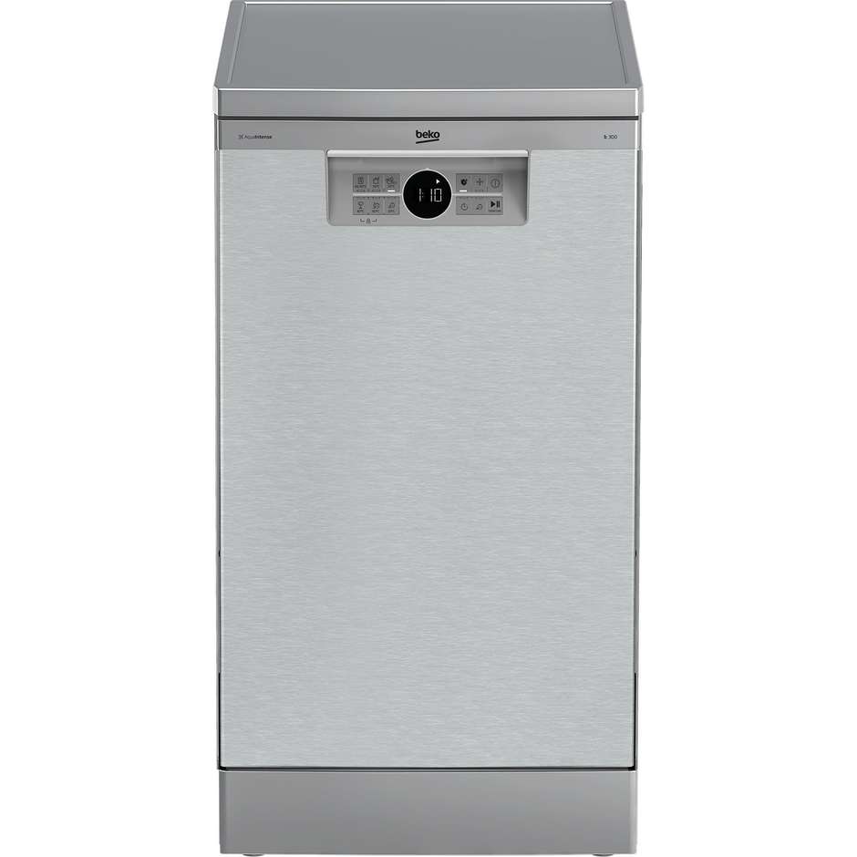 Beko BDFS26020XQ Lavastoviglie a Libera installazione 10 coperti 6 Programmi Classe E Colore Acciaio inox