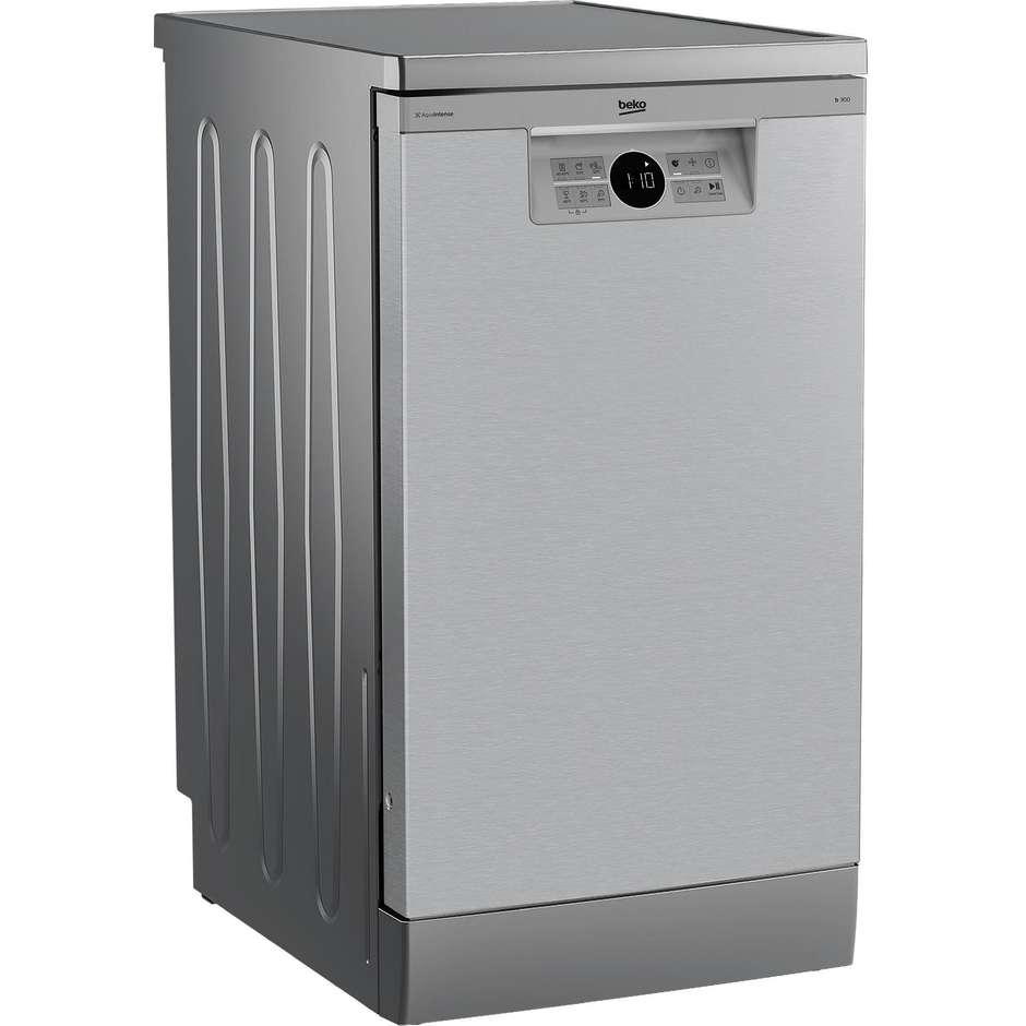 Beko BDFS26020XQ Lavastoviglie a Libera installazione 10 coperti 6 Programmi Classe E Colore Acciaio inox