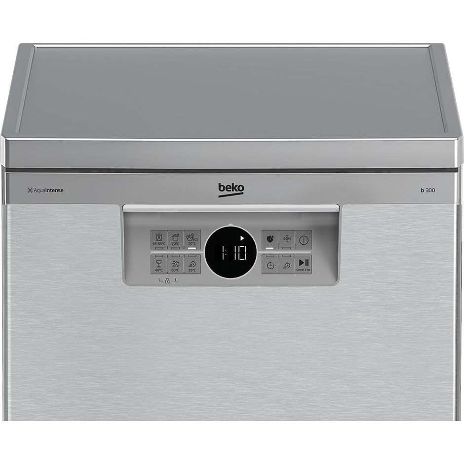 Beko BDFS26020XQ Lavastoviglie a Libera installazione 10 coperti 6 Programmi Classe E Colore Acciaio inox