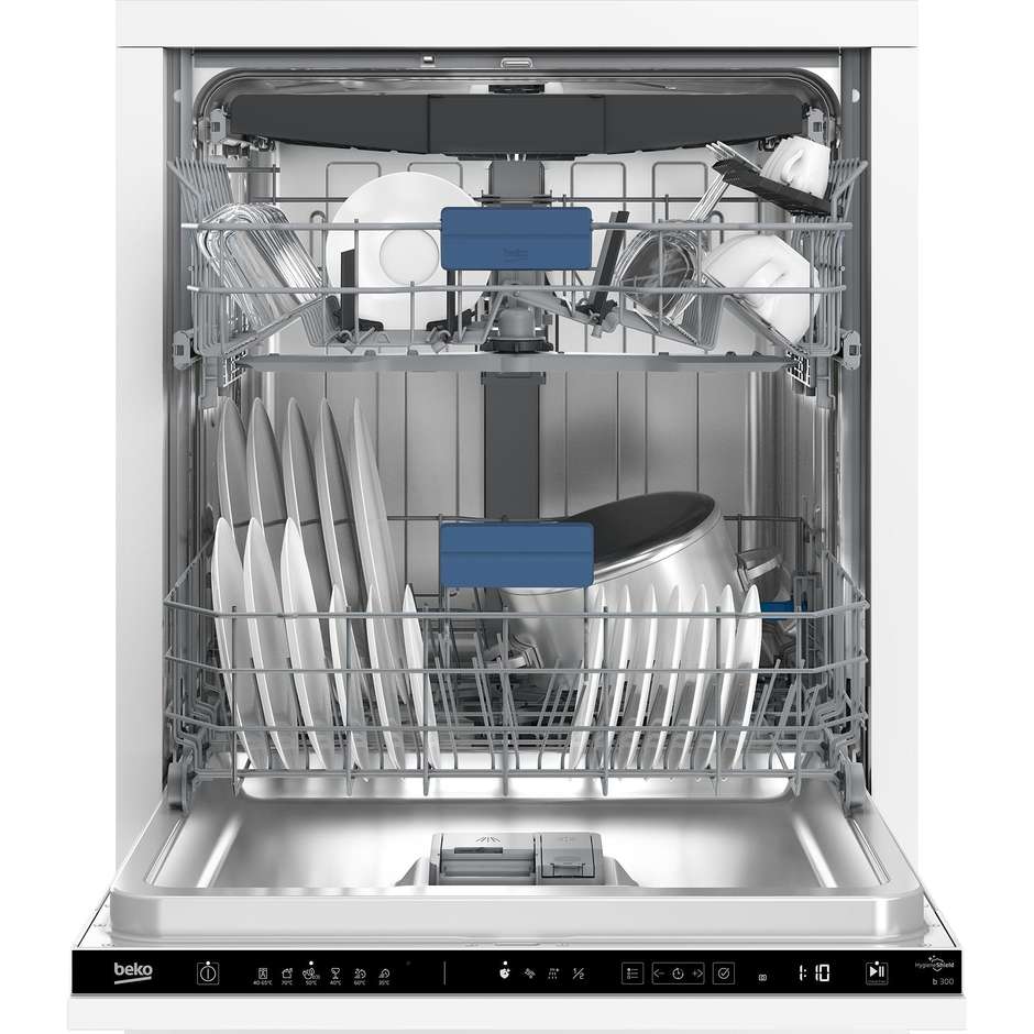Beko BDIN37530 Lavastoviglie a Scomparsa Totale 60 cm 15 Coperti Sistema SelfDry Motore Inverter Classe D