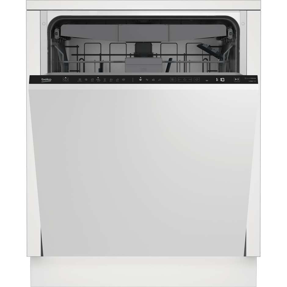 Beko BDIN38651C Lavastoviglie a Scomparsa Totale 60 cm 16 Coperti Classe B CornerIntense DeepWash Inverter