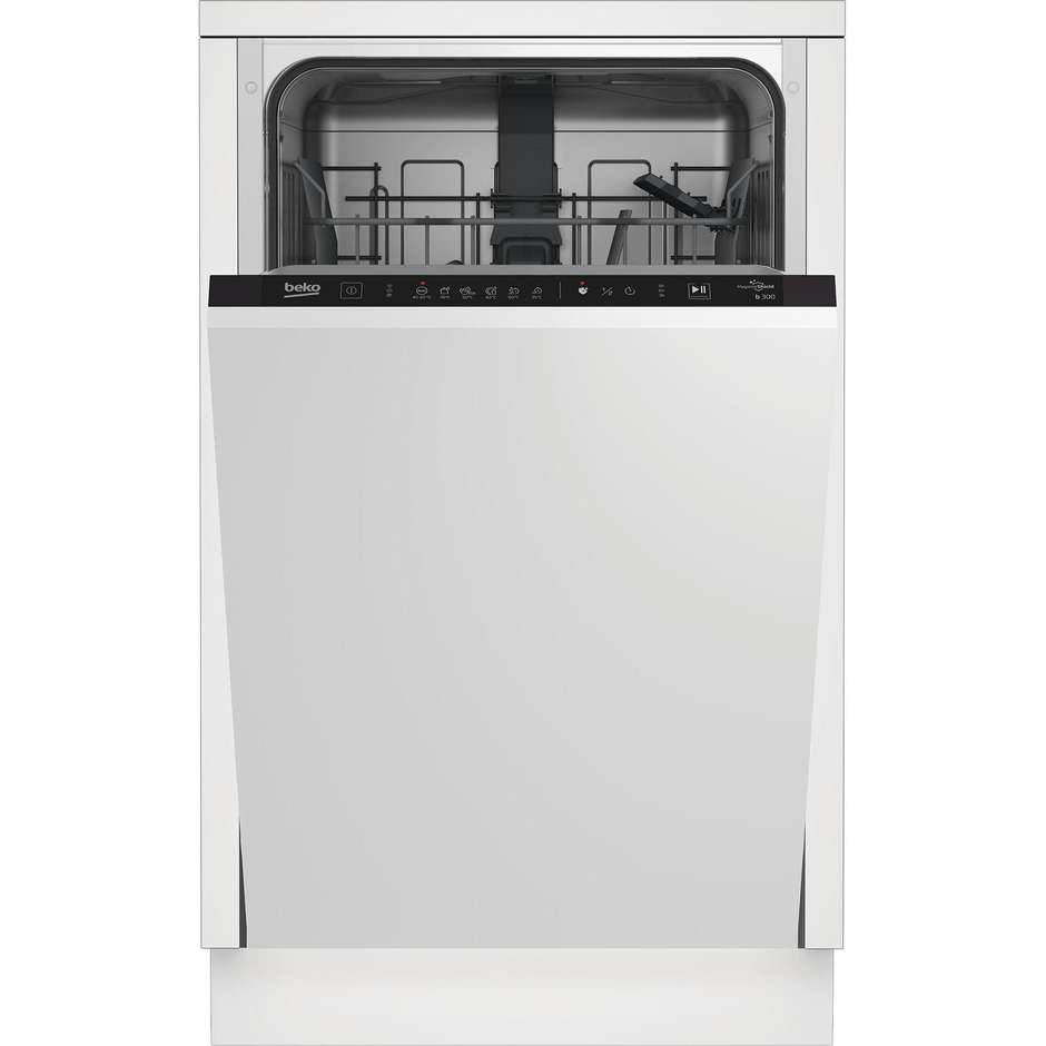 Beko BDIS16030 Lavastoviglie a Scomparsa Totale Slim 45cm 10 Coperti Classe D