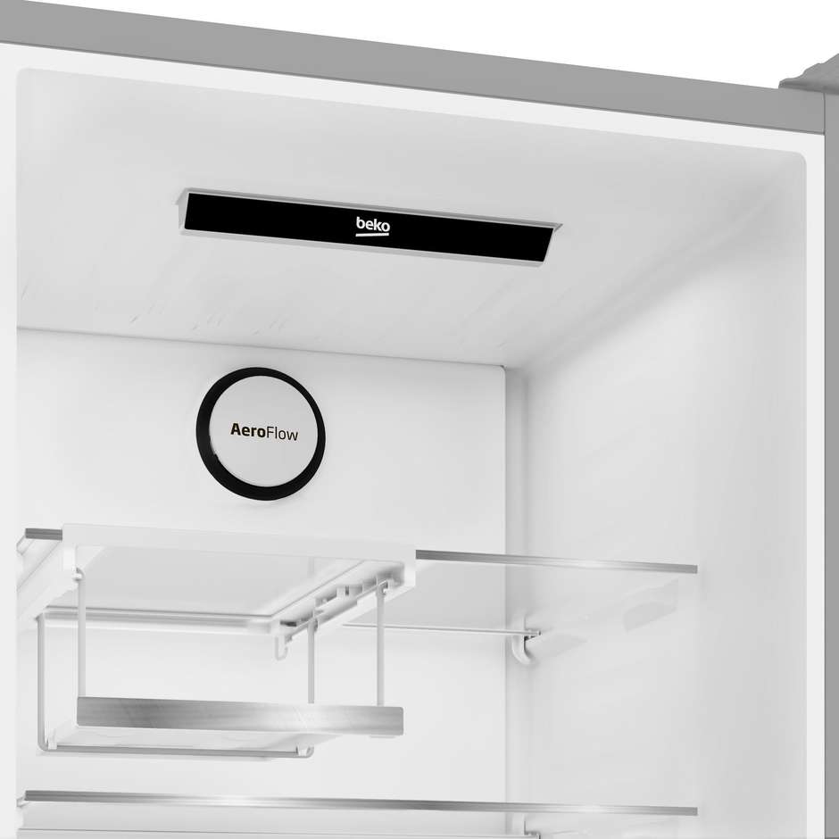 Beko Beyond B5RCNE406H Frigorifero Combinato HarvestFresh AeroFlow 407 L Classe C Dark Inox