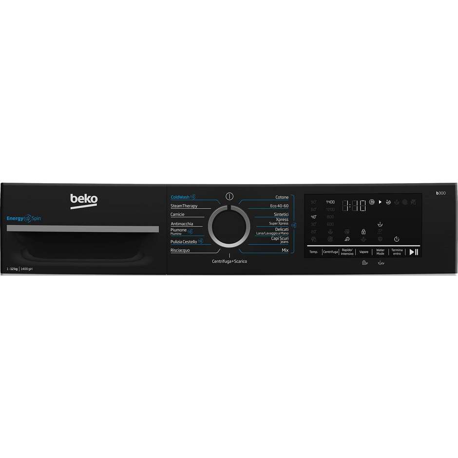 Beko BMGWT41241B Lavasciuga 12+5 kg 1400 Giri/min Classe A Nero