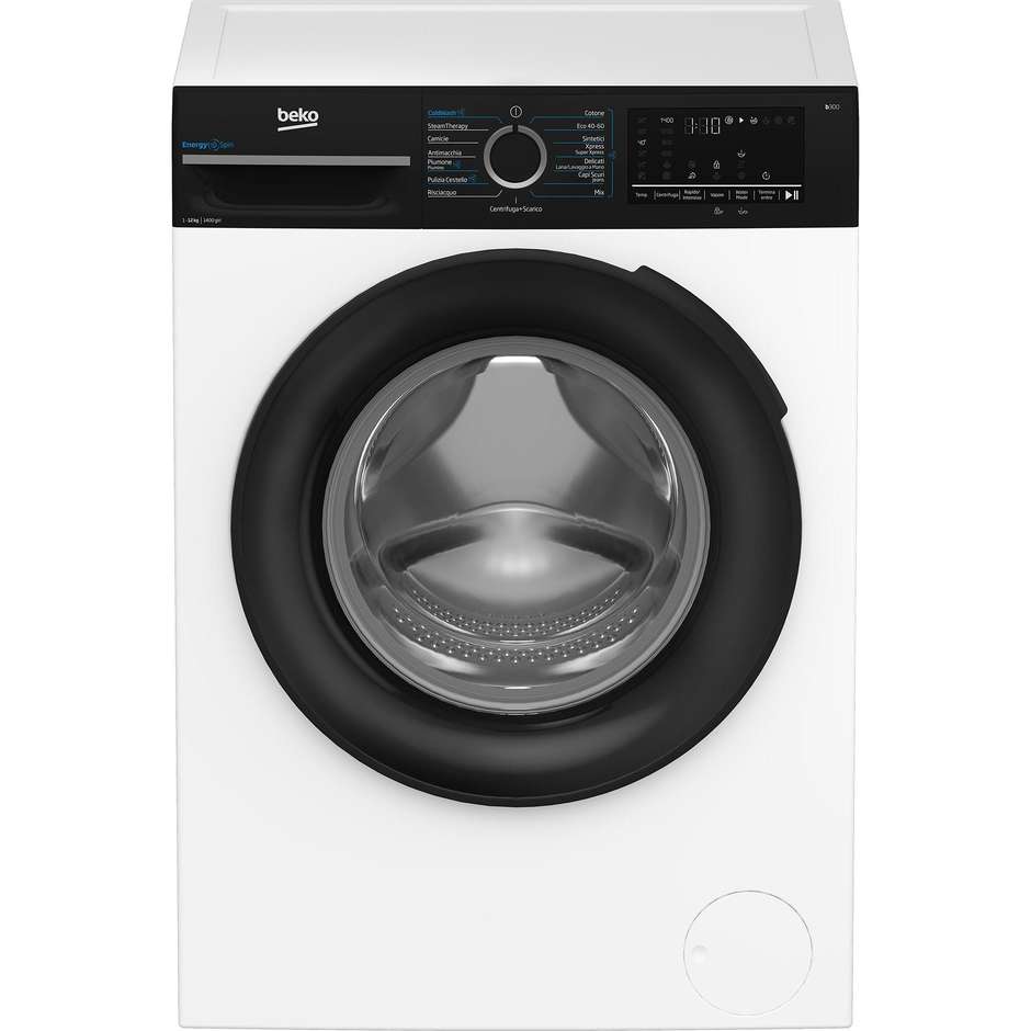 Beko BMGWT41241B Lavatrice Carica Frontale Capacita 12 Kg 1400 Giri/min Classe A Colore Bianco