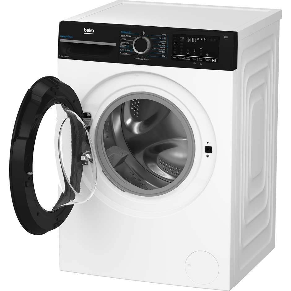 Beko BMGWT41241B Lavatrice Carica Frontale Capacità 12 Kg 1400 Giri/min Classe A Colore Bianco