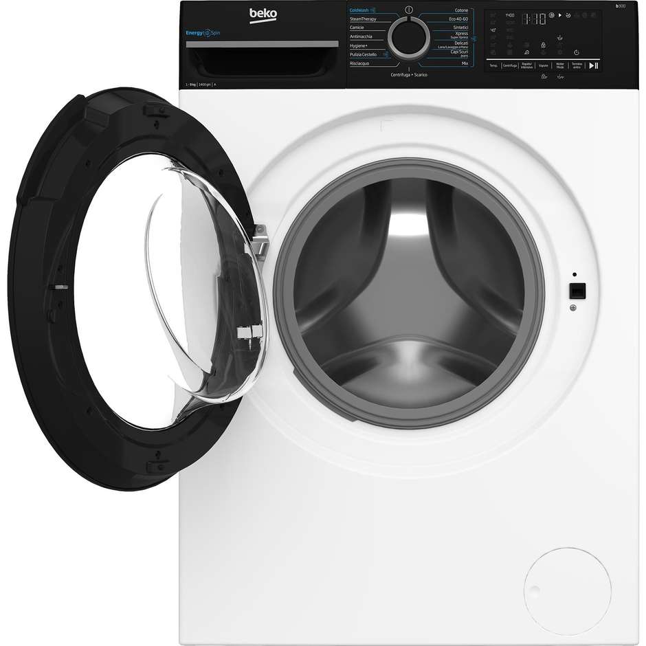 Beko BMGWU4941B Lavatrice Carica Frontale Capacita 9 Kg 1400 Giri/min Classe A Colore Bianco