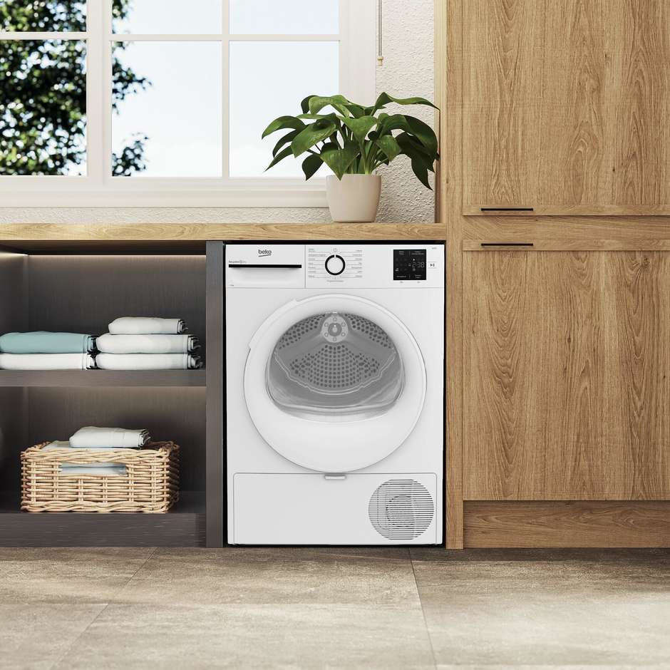 Beko BMT93EW Asciugatrice 9 kg Pompa di Calore Display Digitale Bianca