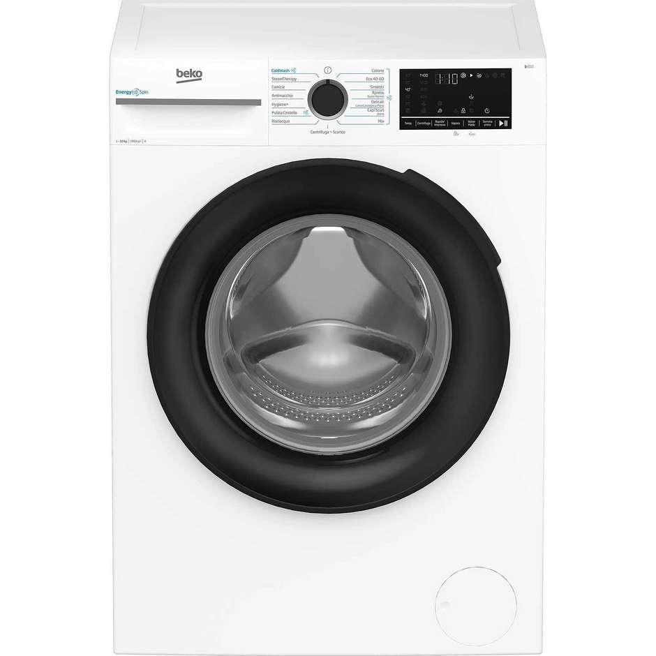 BEKO BMW10149DB Lavatrice Carica frontale 60 cm 10 kg 1400 Giri/min Motore Inverter Vapore Classe A