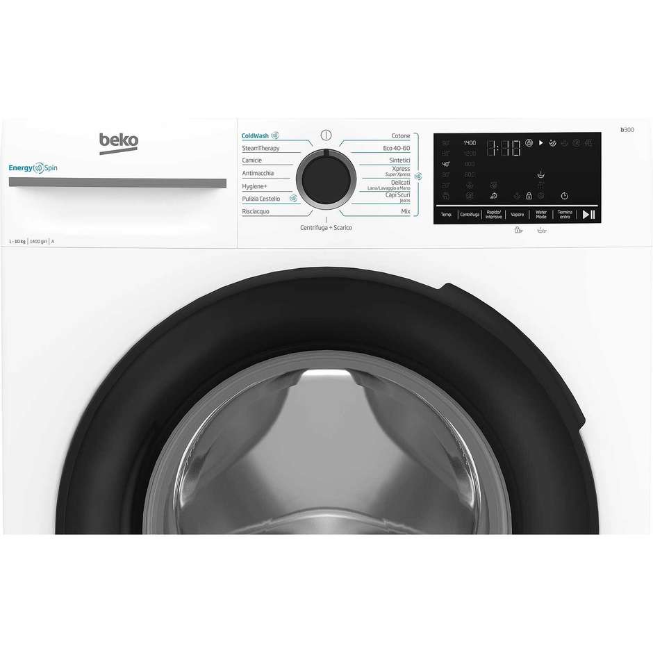 BEKO BMW10149DB Lavatrice Carica frontale 60 cm 10 kg 1400 Giri/min Motore Inverter Vapore Classe A