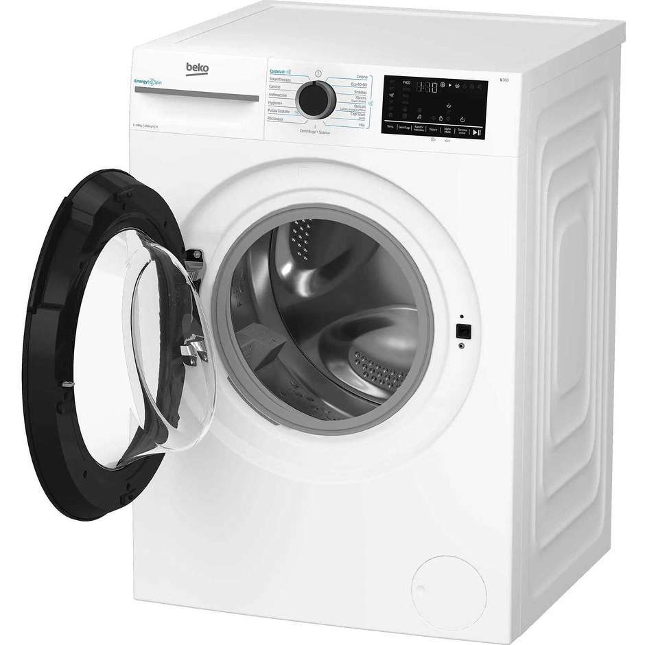 BEKO BMW10149DB Lavatrice Carica frontale 60 cm 10 kg 1400 Giri/min Motore Inverter Vapore Classe A