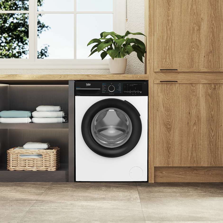 Beko BMWG9149DB lavatrice frontale 9 kg 1400 giri classe A inverter nero/bianco