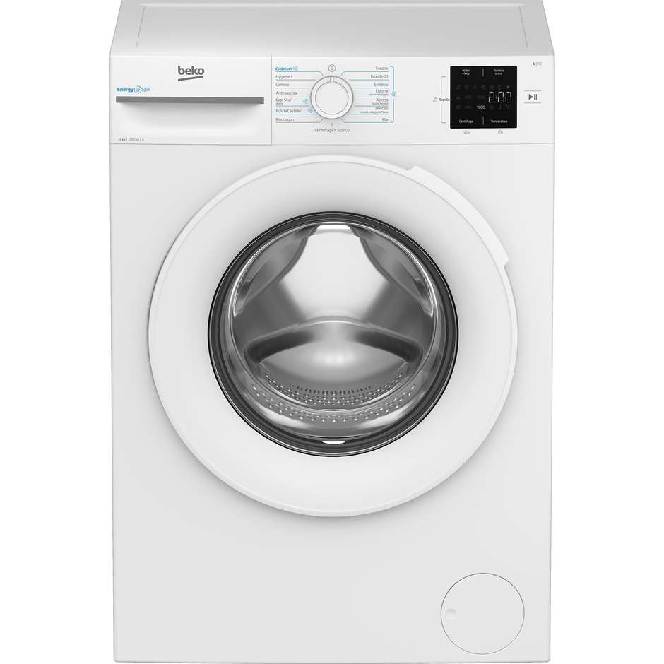Beko BMWRU3821W Lavatrice Carica Frontale Capacita 8 Kg 1200 Giri/min Classe A Colore Bianco