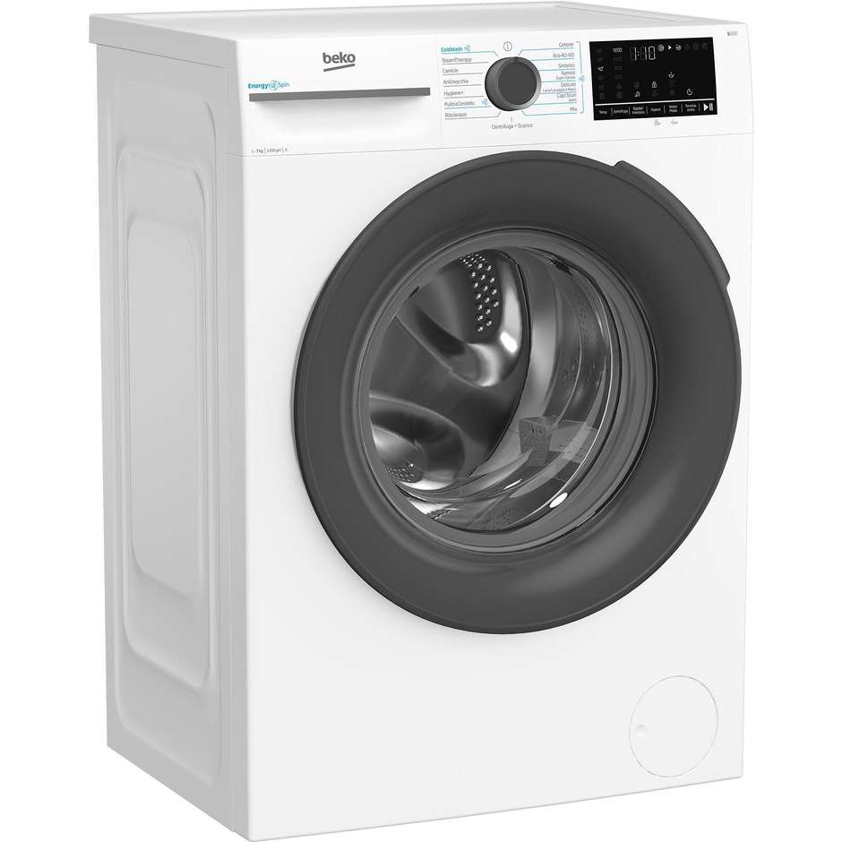Beko BMWSU4721A 7004740027 Lavasciuga 7+5 kg 1200 Giri/min Classe A Inox / Silver