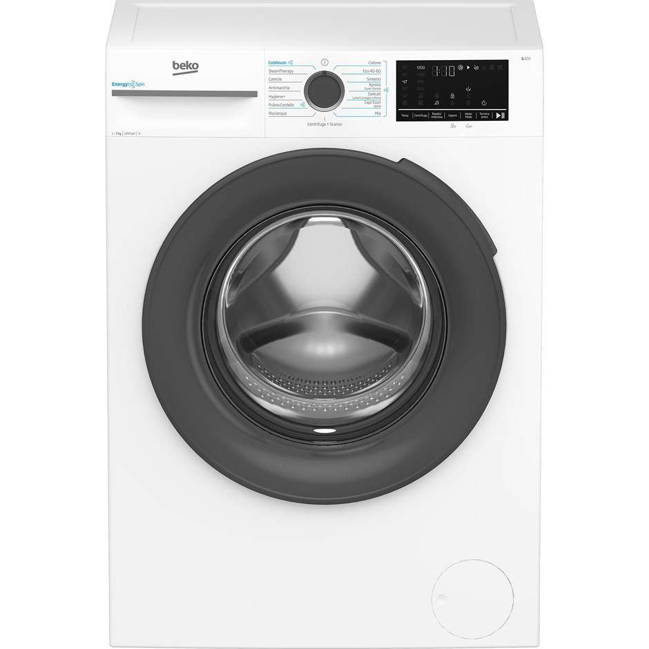 BEKO BMWSU4721A 7004740027 Lavatrice Carica frontale Slim 7 kg 1200 Giri/min Motore Inverter Vapore Classe A