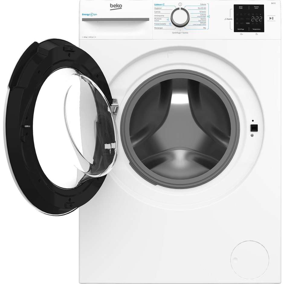 Beko BMWU31021W Lavatrice Carica Frontale Capacita 10 Kg 1200 Giri/min Classe A Colore Bianco