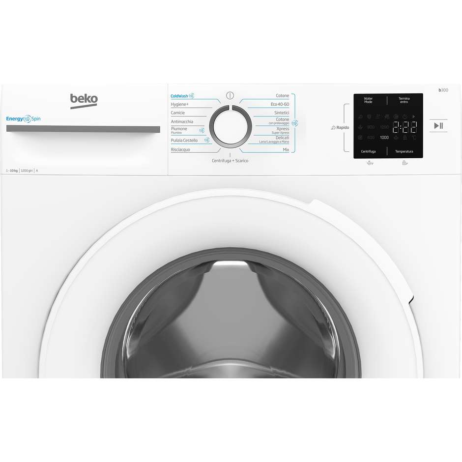 Beko BMWU31021W Lavatrice Carica Frontale Capacita 10 Kg 1200 Giri/min Classe A Colore Bianco