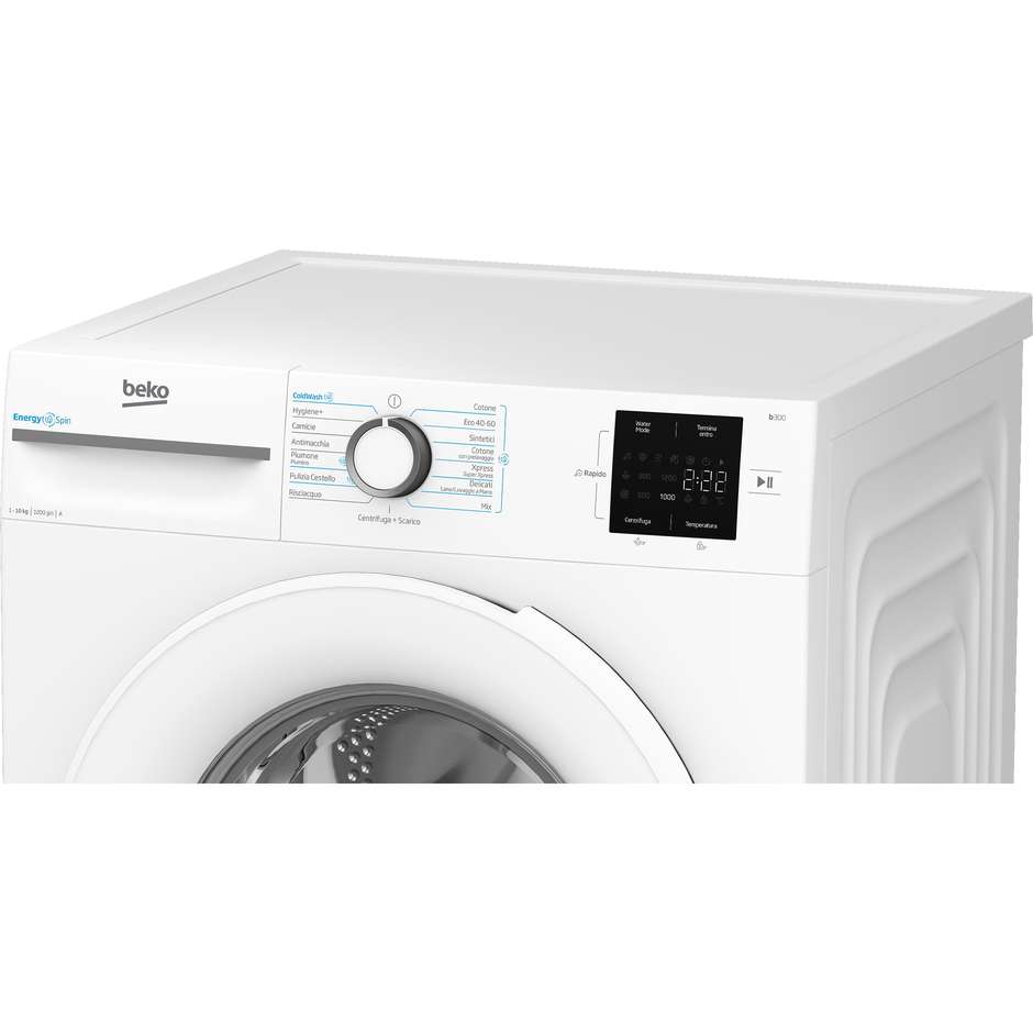 Beko BMWU31021W Lavatrice Carica Frontale Capacita 10 Kg 1200 Giri/min Classe A Colore Bianco