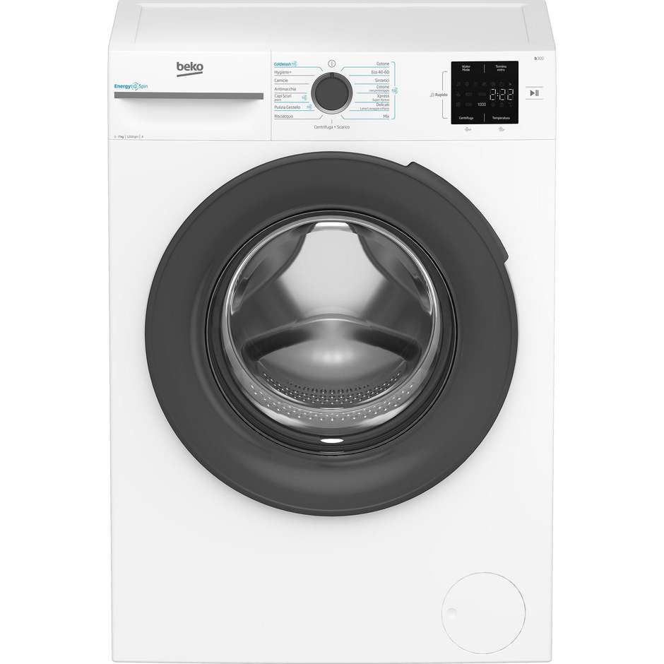 Beko BMWU3721A Lavatrice Carica frontale Capacita 7 Kg Classe A 1200 Giri/min Colore Bianco