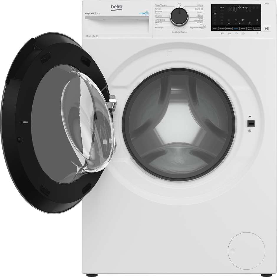 Beko BWT3124S Lavatrice Carica Frontale Capacita 12 Kg 1400 Giri/min Classe A Colore Bianco