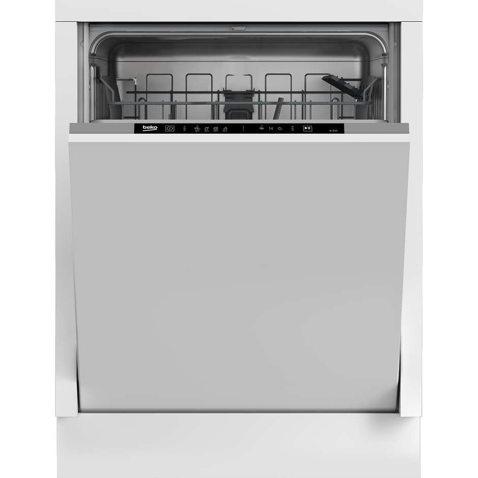 Beko DIN34330 Lavastoviglie a Scomparsa Totale 60 cm 13 Coperti Programma HygieneIntense Sistema SelFit Classe D