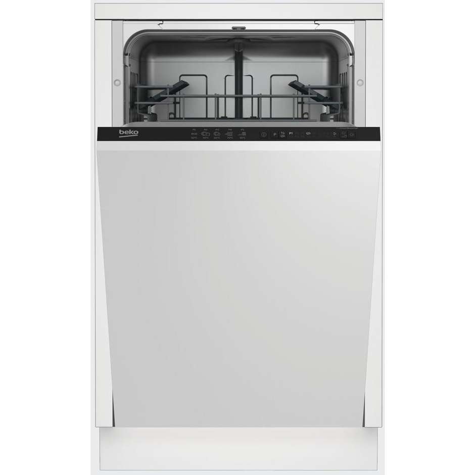 Beko DIS15012 lavastoviglie a scomparsa totale 45 cm 10 coperti 5 programmi classe A+