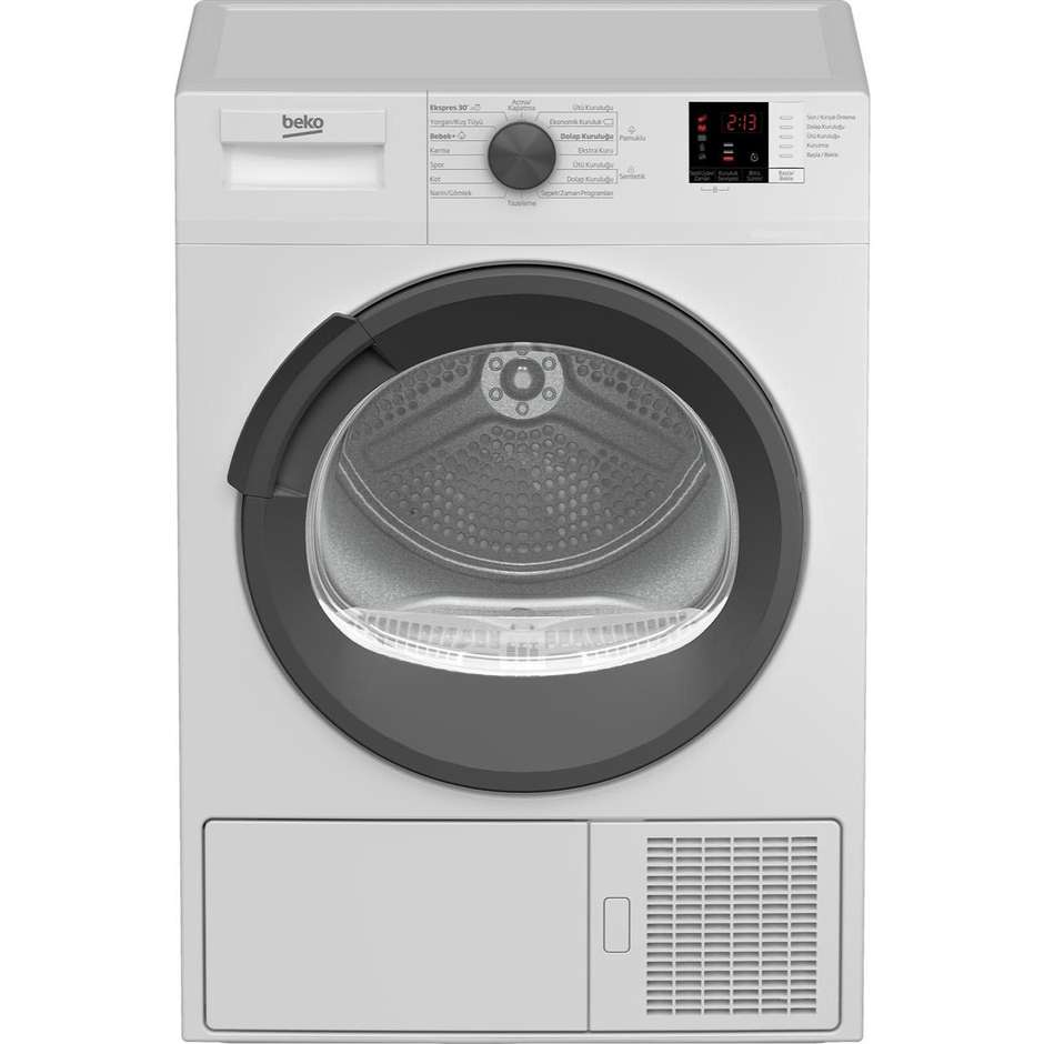Beko DRXS827A Asciugatrice Slim a Pompa di Calore Capacità 8 Kg Classe A++ colore bianco