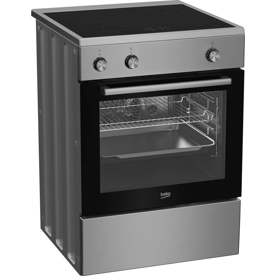 Beko FBE69100X Cucina a Induzione Multifunzione 60x60 cm Acciaio Inox