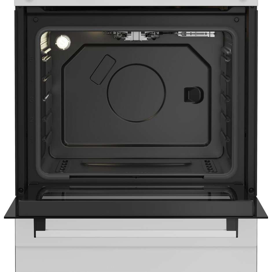 Beko FBG62010DW cucina a gas 4 fuochi, forno 64 L, 60 × 60 cm, bianca