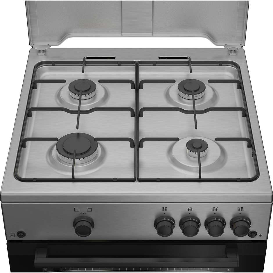 Beko FBG62010DX Cucina 4 Fuochi con Forno Elettrico 600 mm Inox