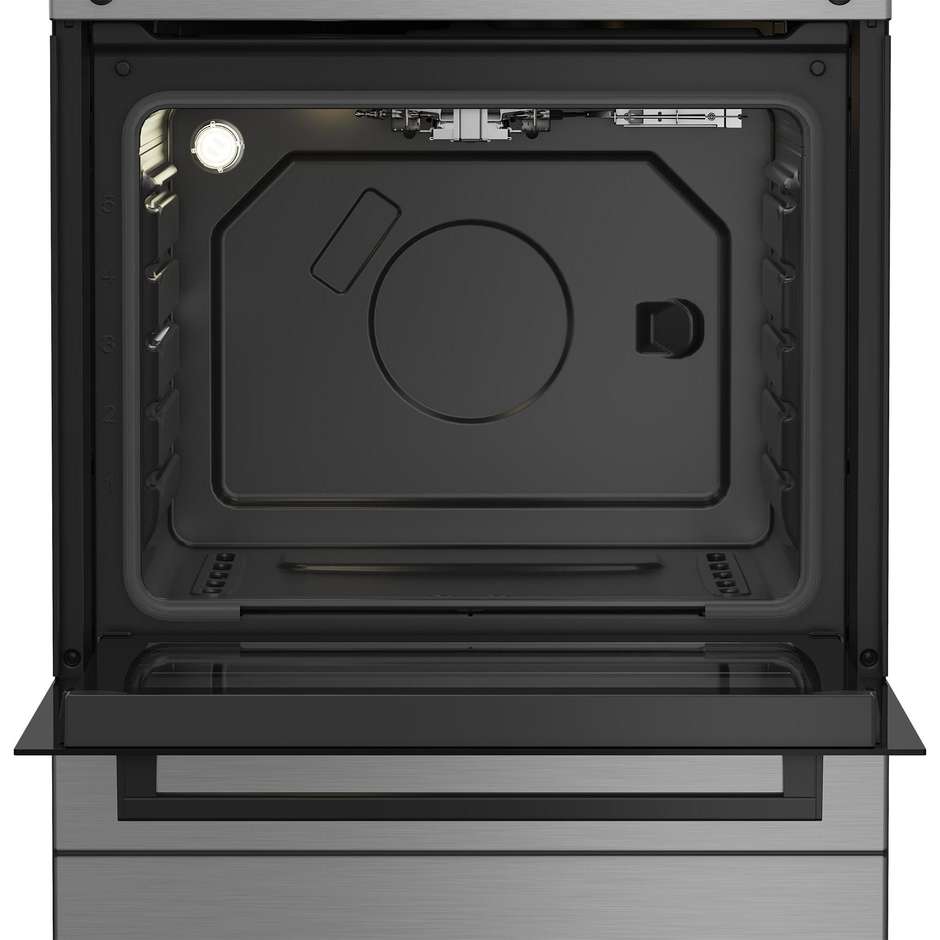 Beko FBG62010DX Cucina 4 Fuochi con Forno Elettrico 600 mm Inox