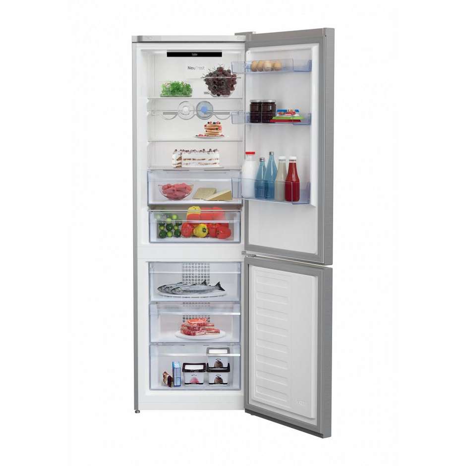 Beko RCNA366E40XB frigorifero combinato 324 litri classe A+++ Total No Frost colore inox