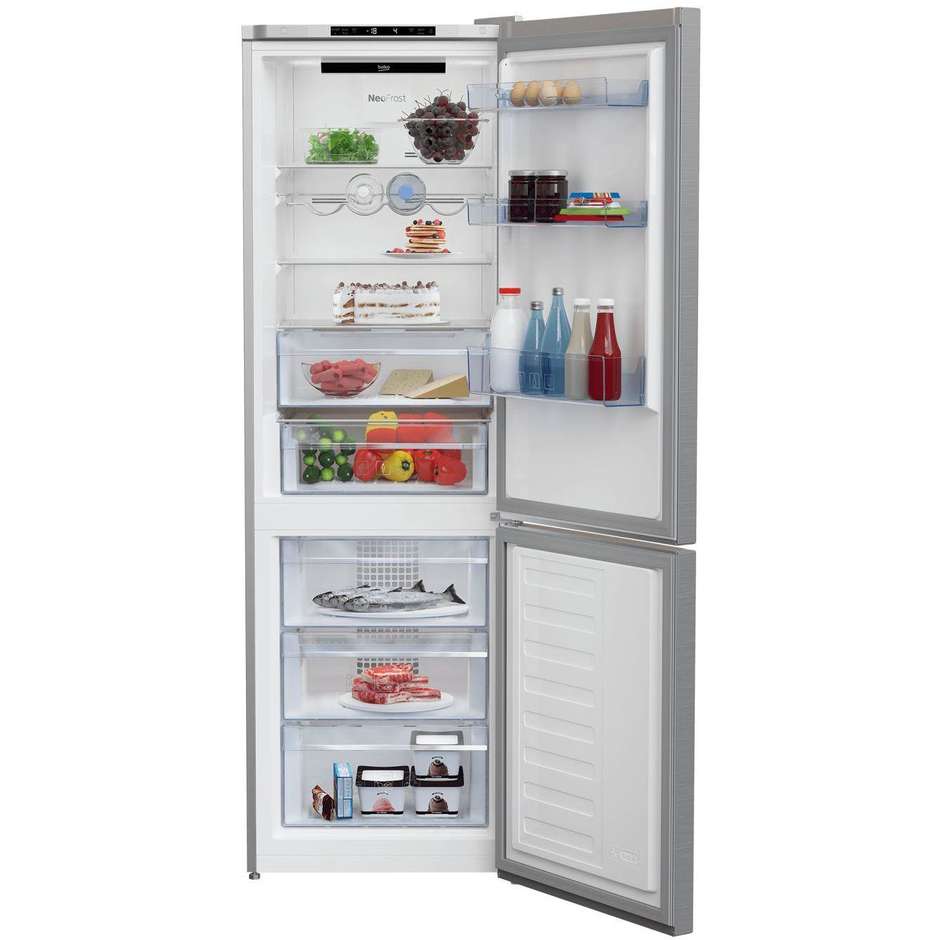 Beko RCNA366I30XB frigorifero combinato 324 litri classe A++ No Frost colore inox
