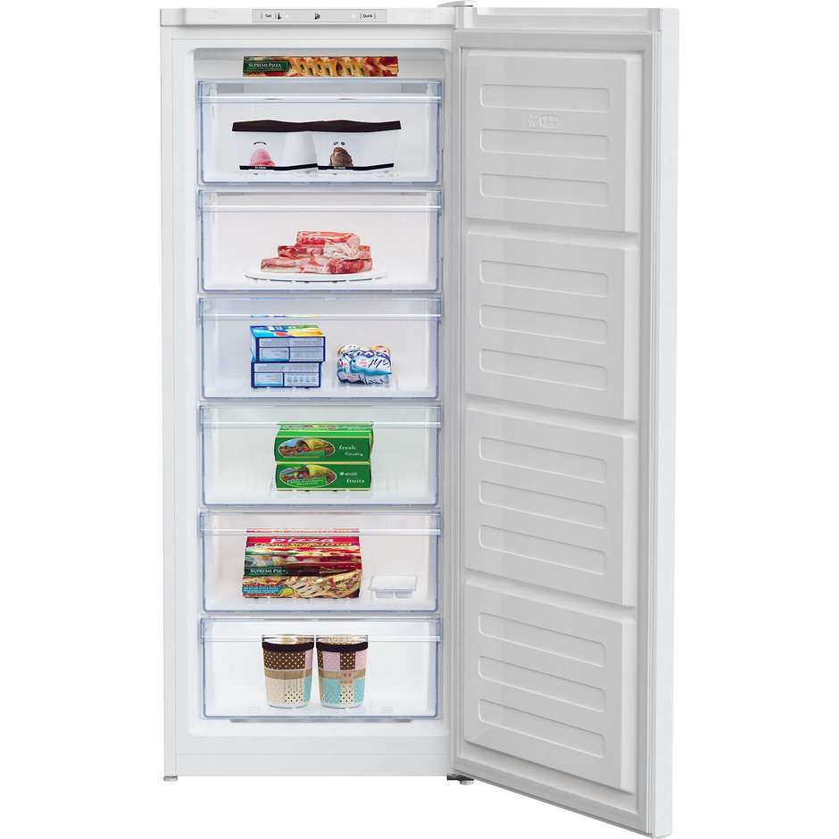 Beko RFSA210K40WN congelatore verticale statico 168 L bianco, classe E