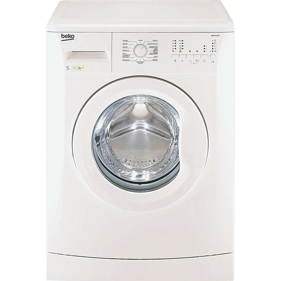 Beko WMB51022YU lavatrice snella 40 cm carica frontale 5 Kg 1000 giri classe A++ colore bianco