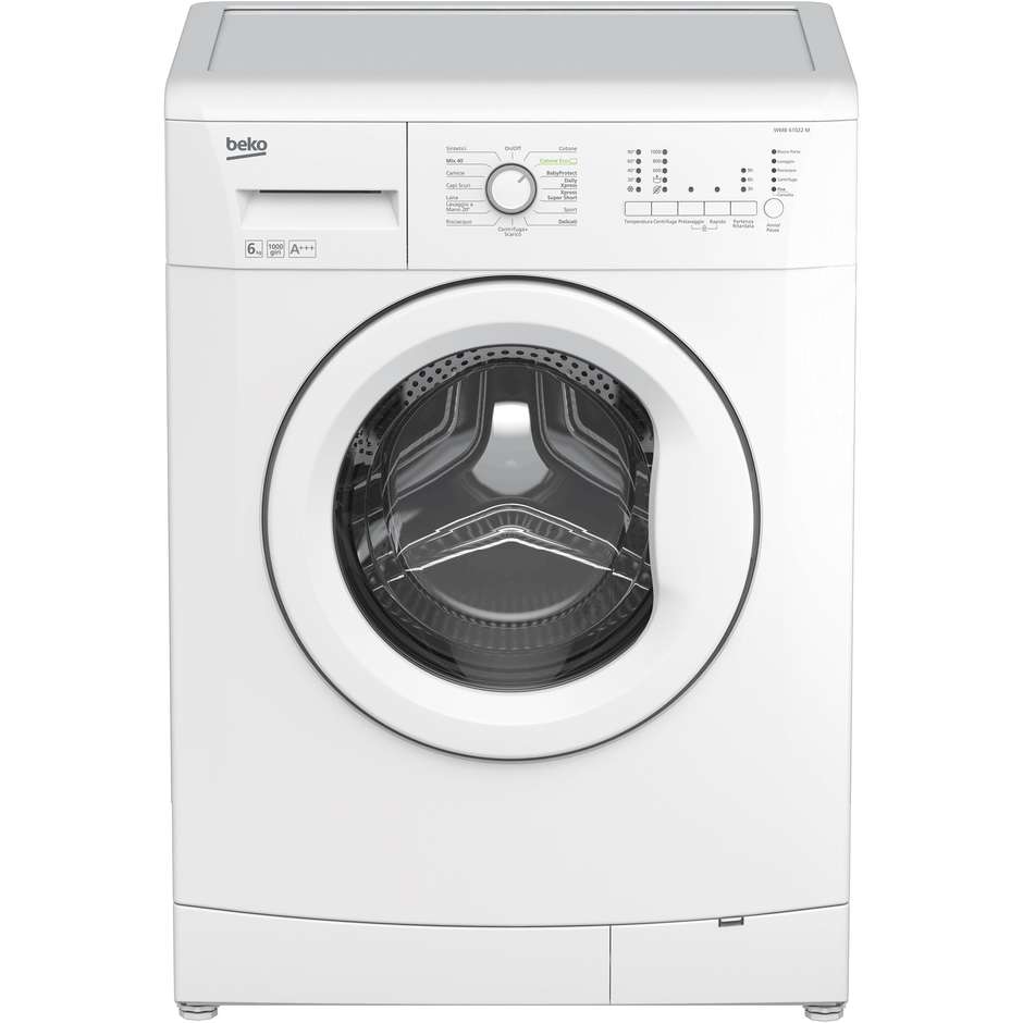 Beko WMB61023M lavatrice carica frontale 6 Kg 1000 giri classe A+++ colore bianco