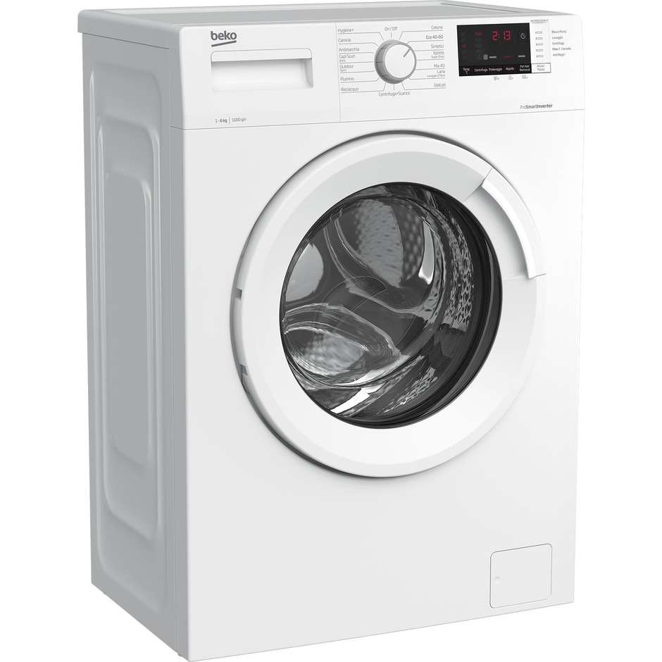 Beko WUXS61032W Lavatrice Carica Frontale Capacita 6 kg 1000 Giri/min Classe D Colore Bianco