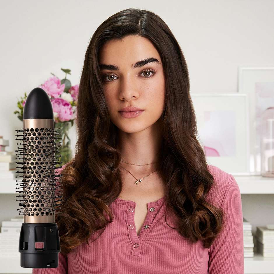 Bellissima Air Wonder 8 in 1 Spazzola Aria Calda 1000W Ioni Oro/Bianco