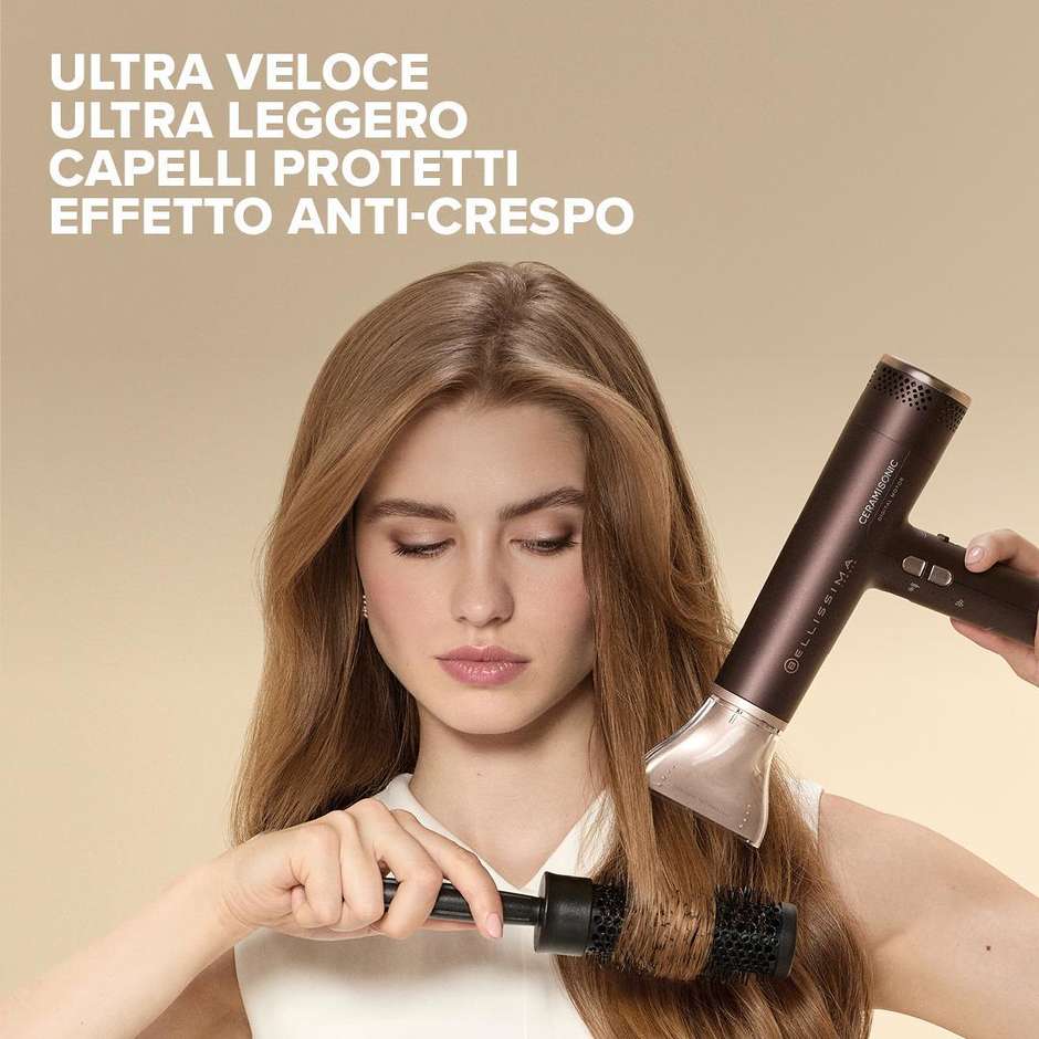 Bellissima Ceramisonic 21013 Asciugacapelli digitale 1700 W con diffusore