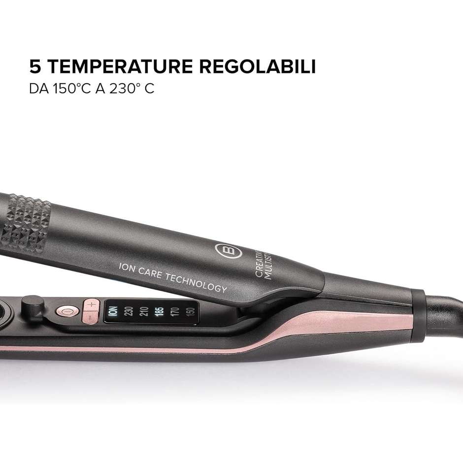 Bellissima Creativity Multistyle 11876, piastra ionica con 5 temperature