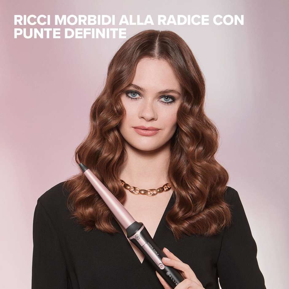 Bellissima Iconic Curls 11949, ferro arricciacapelli conico in ceramica