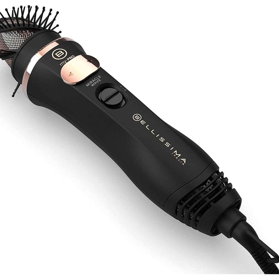 Bellissima Miracle Wave GH19 1100 Spazzola ad aria rotante ceramica 1100W Nero Rosa