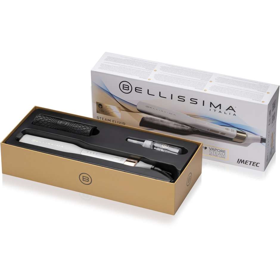 Bellissima Steam Elixir 11808, piastra a vapore con 4 temperature