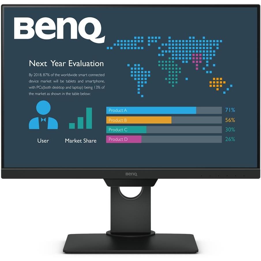 BenQ BL2581T Monitor PC LED 25'' FHD Luminosità 300 cd/m² colore nero