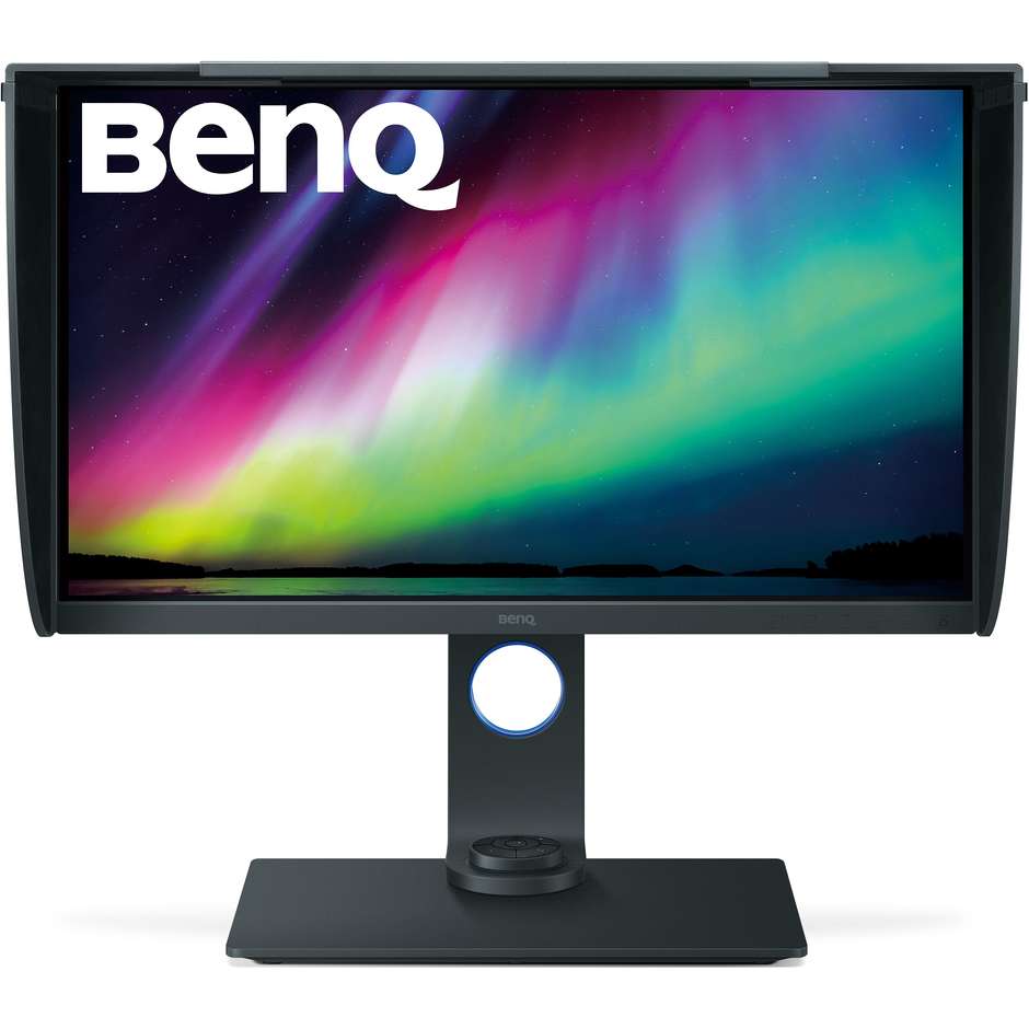 BenQ SW271 Monitor PC 27" con paraluce 4K Ultra HD 350 cd/m² 2HDMI USB colore Grigio