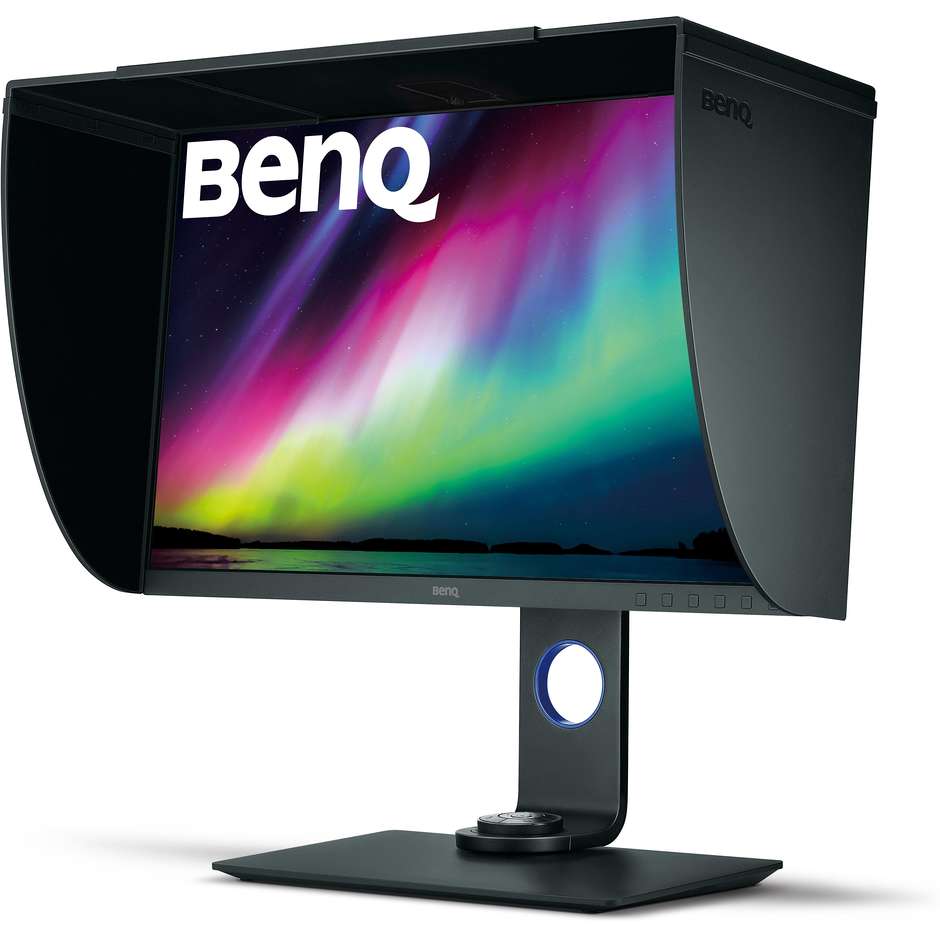 BenQ SW271 Monitor PC 27" con paraluce 4K Ultra HD 350 cd/m² 2HDMI USB colore Grigio